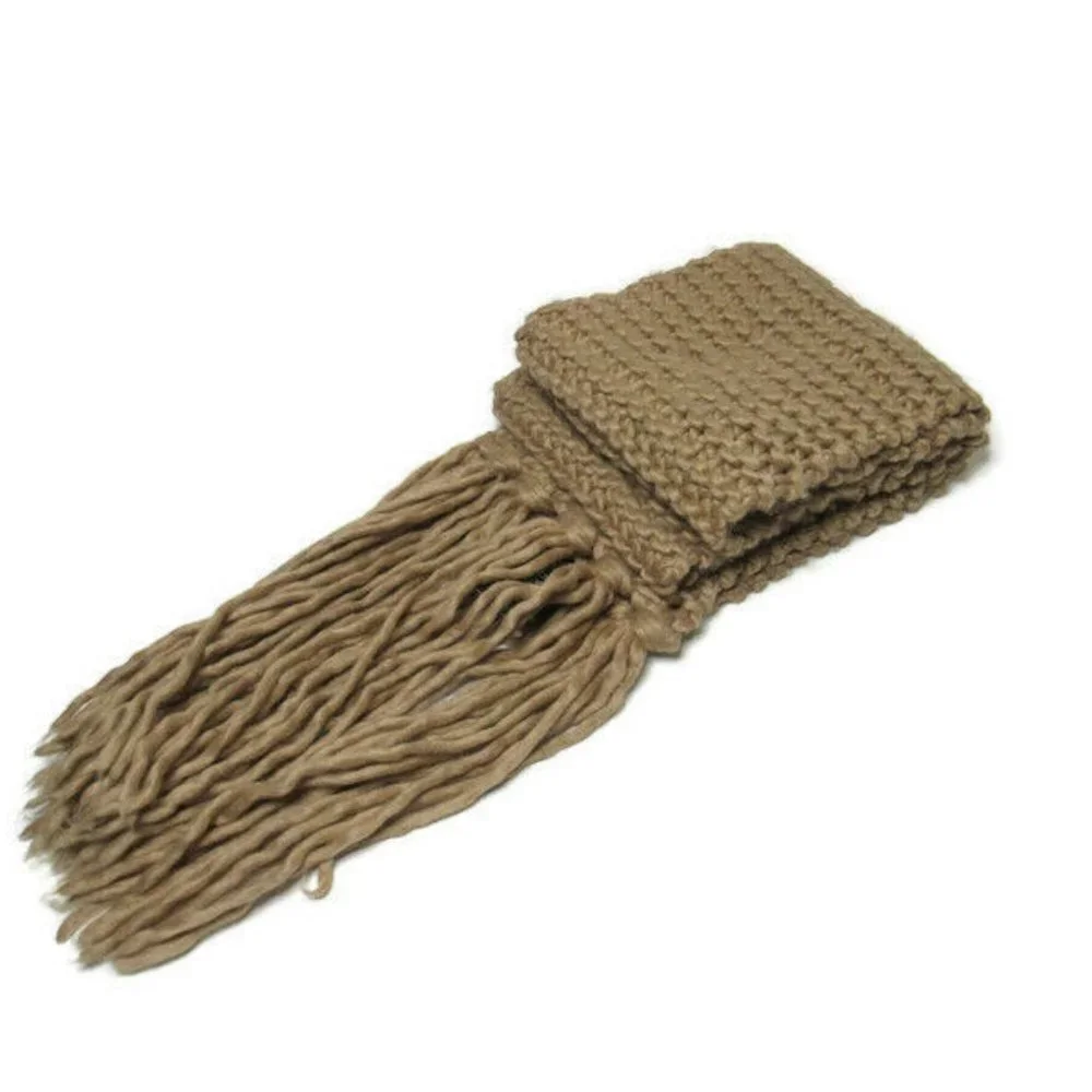 Unisex Express Scarf Long Tassel Acrylic Wool
